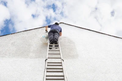 Peinture extérieure au Meillard — façades et ravalement